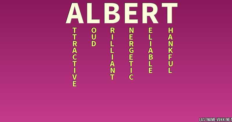 last-name-meaning-albert