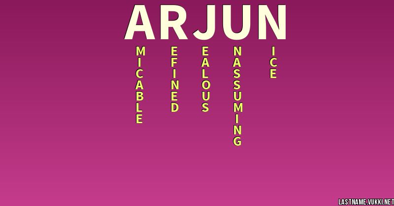 last-name-meaning-arjun