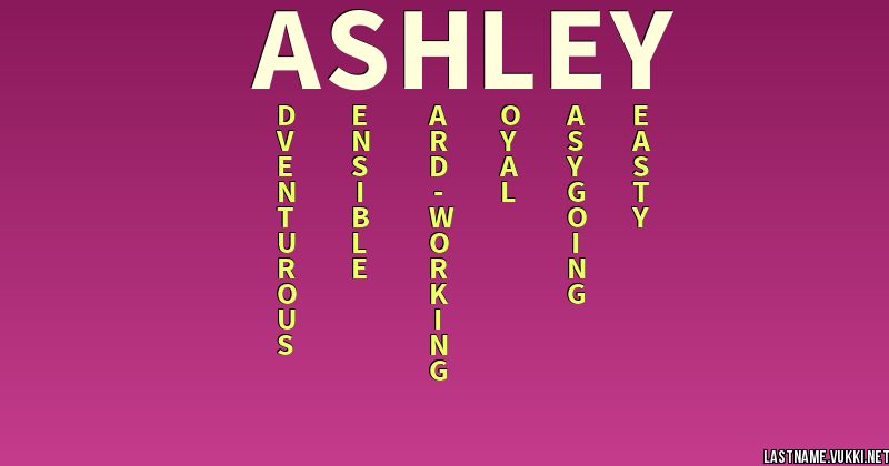 last-name-meaning-ashley