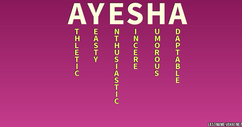 last-name-meaning-ayesha