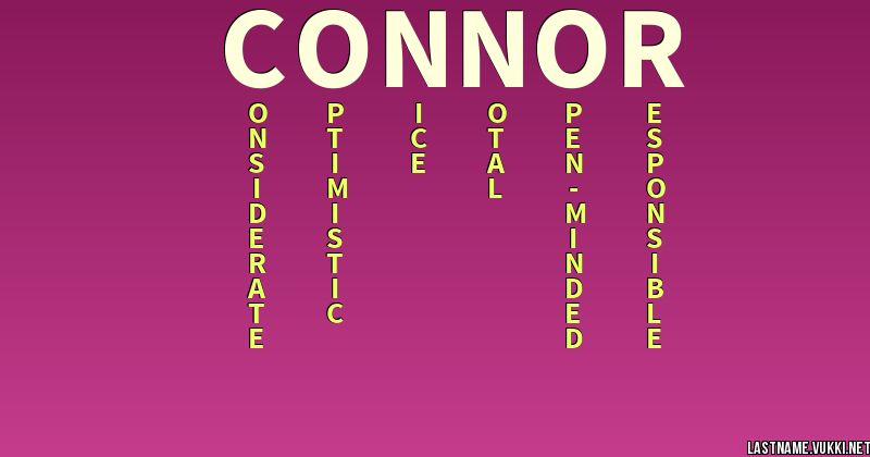 last-name-meaning-connor