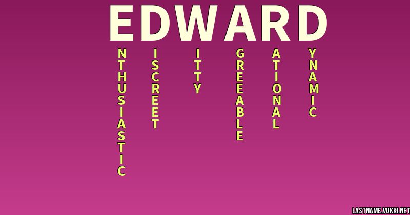 last-name-meaning-edward