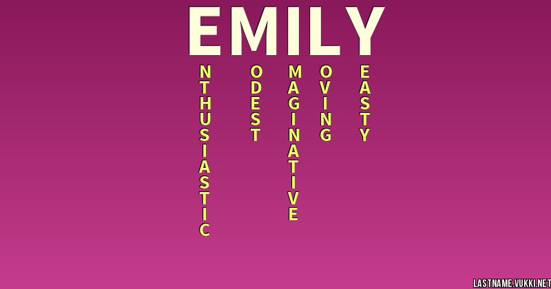 last-name-meaning-emily