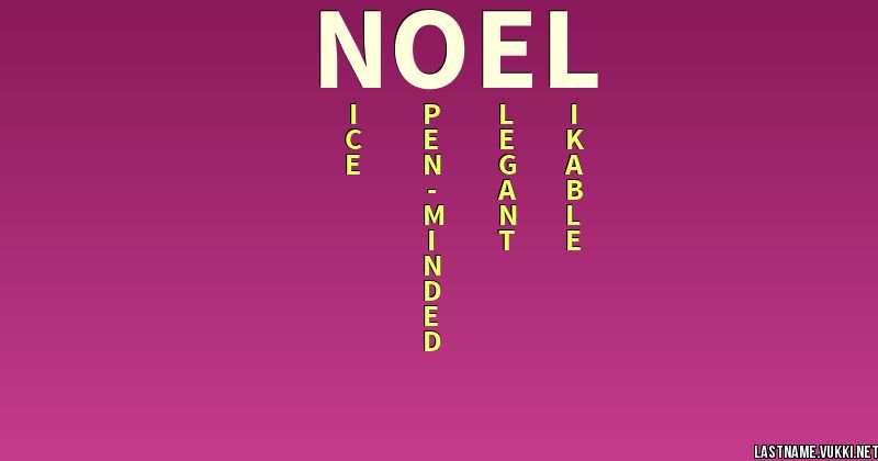 last-name-meaning-noel