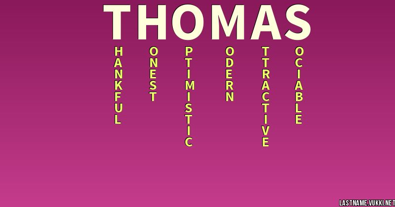 last-name-meaning-thomas