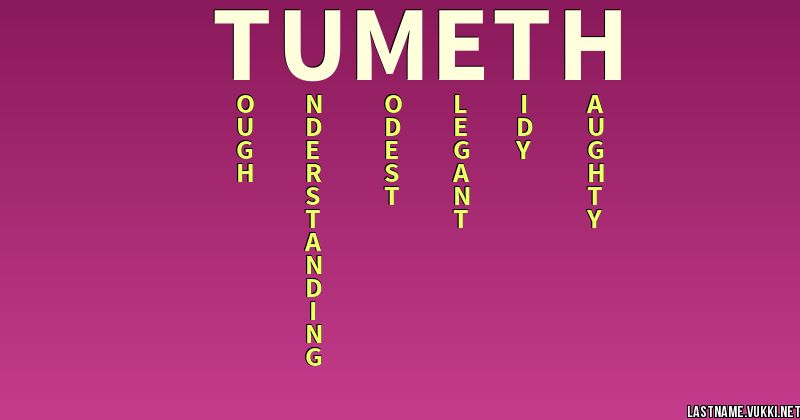 last-name-meaning-tumeth