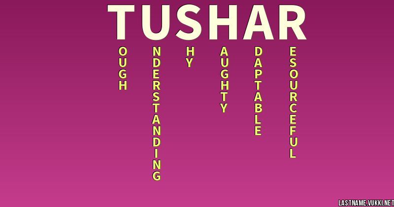 last-name-meaning-tushar